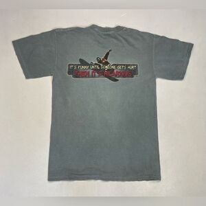 VTG Breckenridge Colorado Funny Until Someone Gets Hurt Skiing T-shirt Men Small